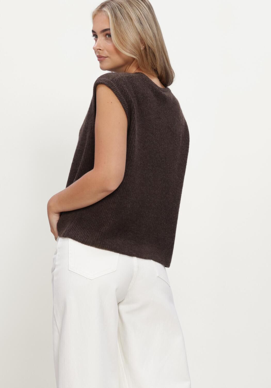 Braune NOTRE-V Strickjacke NV-ILENE - large