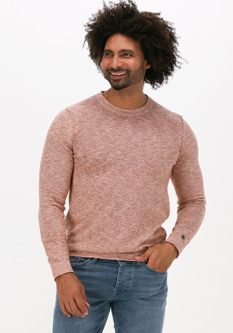 Rosane CAST IRON Pullover R-NECK COTTON 3 TONE MOULINE SLUB - large