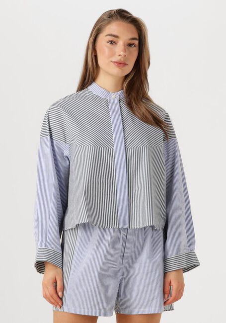 Blaue ANTIK BATIK Blusen MARTIN BLOUSE - large