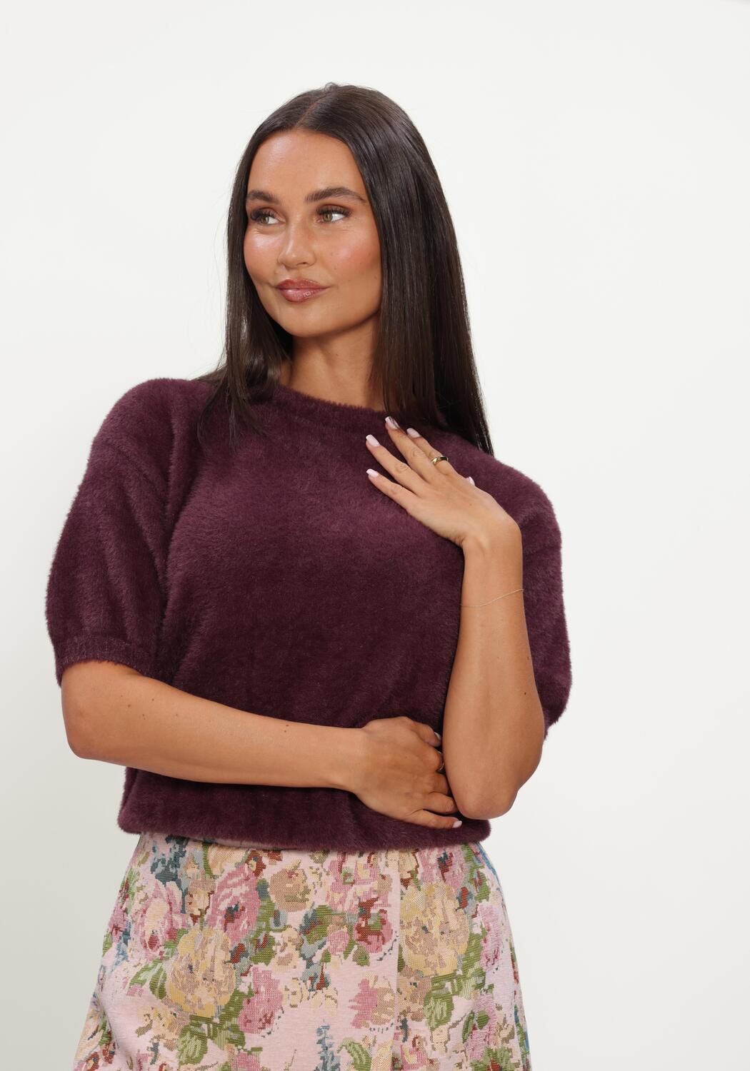 Bordeaux YDENCE Pullover KNITTED TOP MARY - large