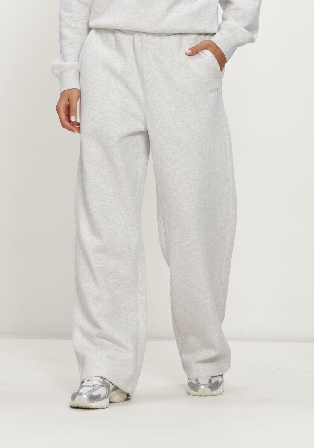 Hellgrau BJORN BORG Jogginghose STUDIO OVERSIZED STRAIGHT SWEATPANTS - large