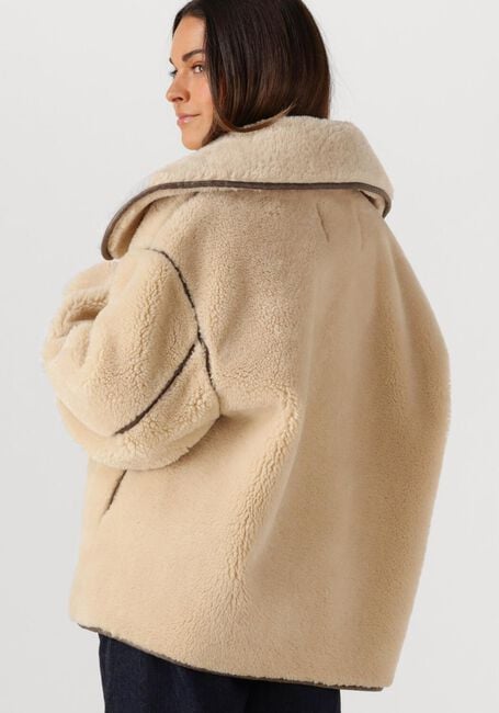 Beige WITHBLACK Teddy-Jacke WBLDAJANA PILE JACKET - large