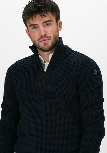 Dunkelblau VANGUARD Pullover HALF ZIP COLLAR COTTON ARCRYLI - large