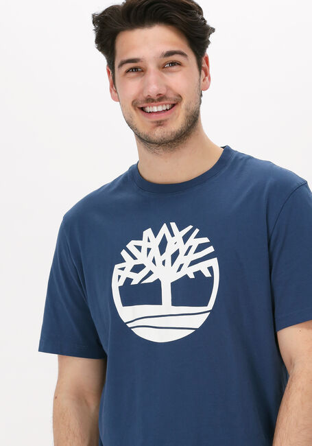 Blaue TIMBERLAND T-shirt SS K-R BRAND TREE T - large