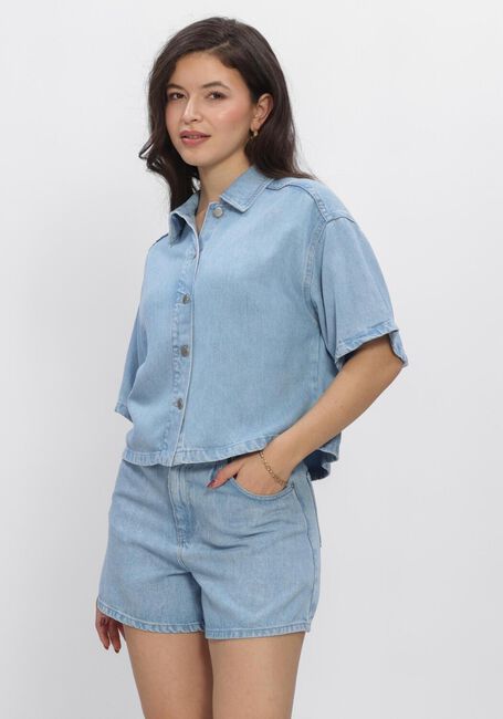 Blaue MSCH COPENHAGEN Blusen MSCHSAPHINA 2 4 SHIRT - large