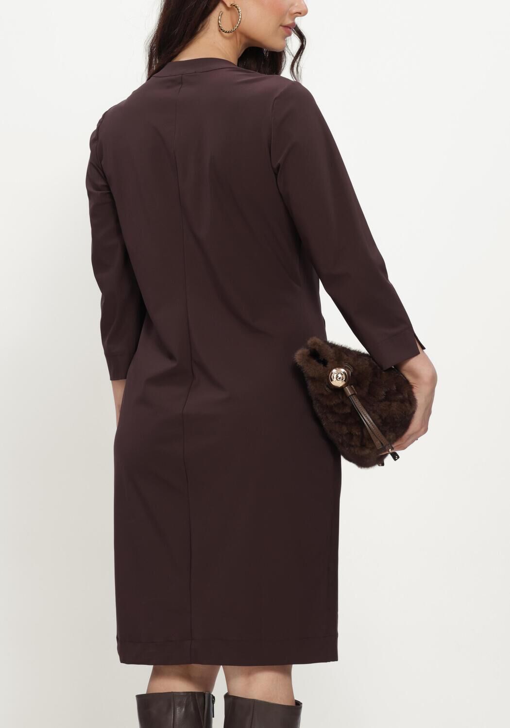 Braune STUDIO ANNELOES Minikleid SIMPLICITY DRESS - large