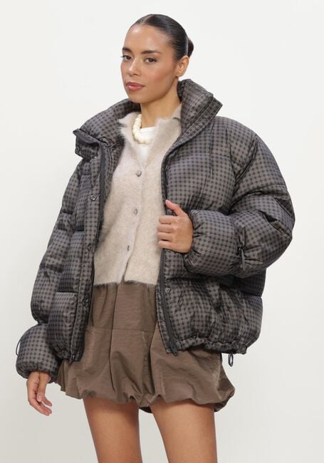 Dunkelgrau MODSTR&Ouml;M Wattierte Jack ODINMD PRINT JACKET - large