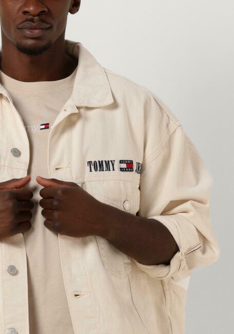 Beige TOMMY JEANS Jeansjacke AIDEN OVERSIZED DNM JAKT BG7095 - large