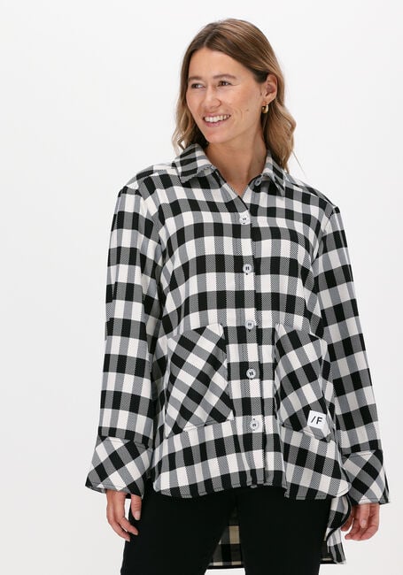 Schwarze SELECTED FEMME Bluse SLFKALI LS OVERSHIRT G - large