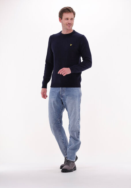 Dunkelblau LYLE & SCOTT Pullover CREW NECK LAMBSWOOL BLEND JUMP - large