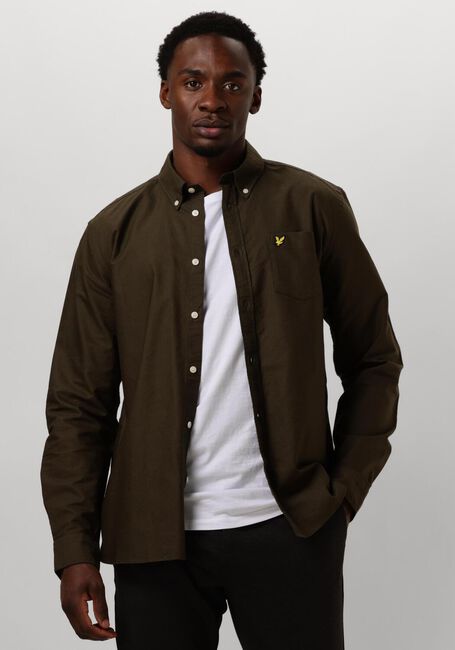 Grüne LYLE & SCOTT Casual-Oberhemd PLAIN OXFORD SHIRT - large