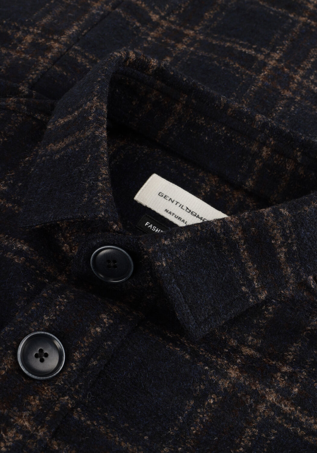 Dunkelblau GENTILUOMO Overshirt S8260-982 - large