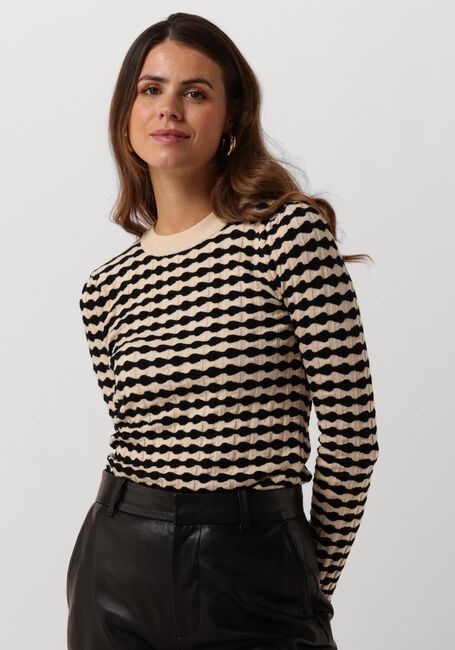 Schwarze ANOTHER LABEL Pullover ASTER KNITTED PULL - large