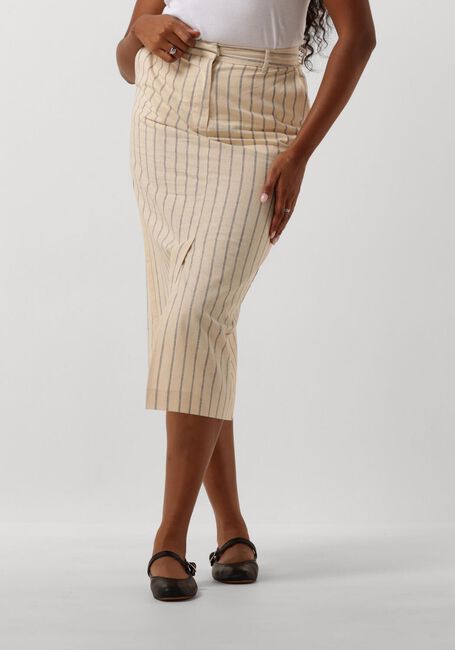 Sand SELECTED FEMME Midirock SLFHILDA HW PENCIL SKIRT PIN - large