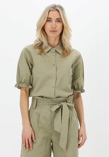 Olive MODSTRÖM Bluse PANNE SHIRT - large