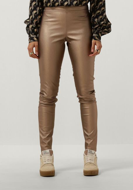 Bronzefarbene KNIT-TED Legging AMBER PANT - large