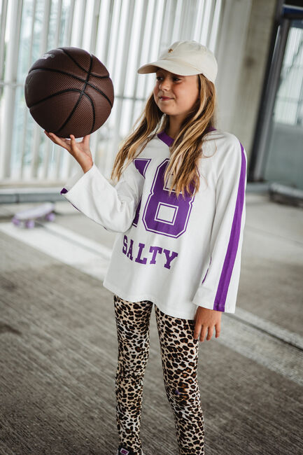 Creme Salty Stitch Top SALTY SPORT TEE - large