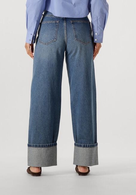 Blaue WITHBLACK Wide jeans WBLHAZEL HW TURN UP JEANS - large