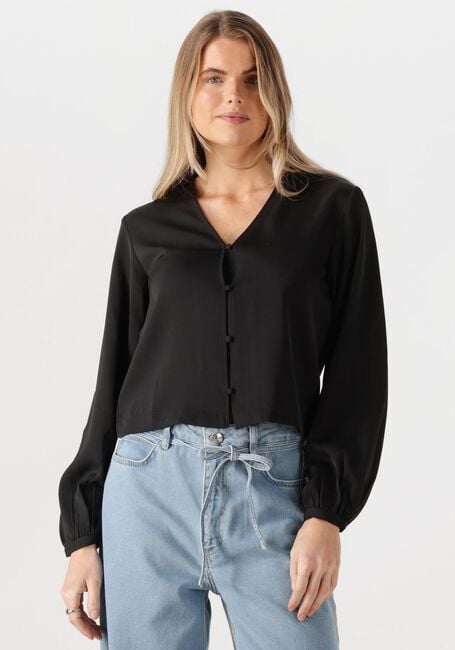 Schwarze MSCH COPENHAGEN Blusen MSCHTABINA NICHELLE SHIRT - large