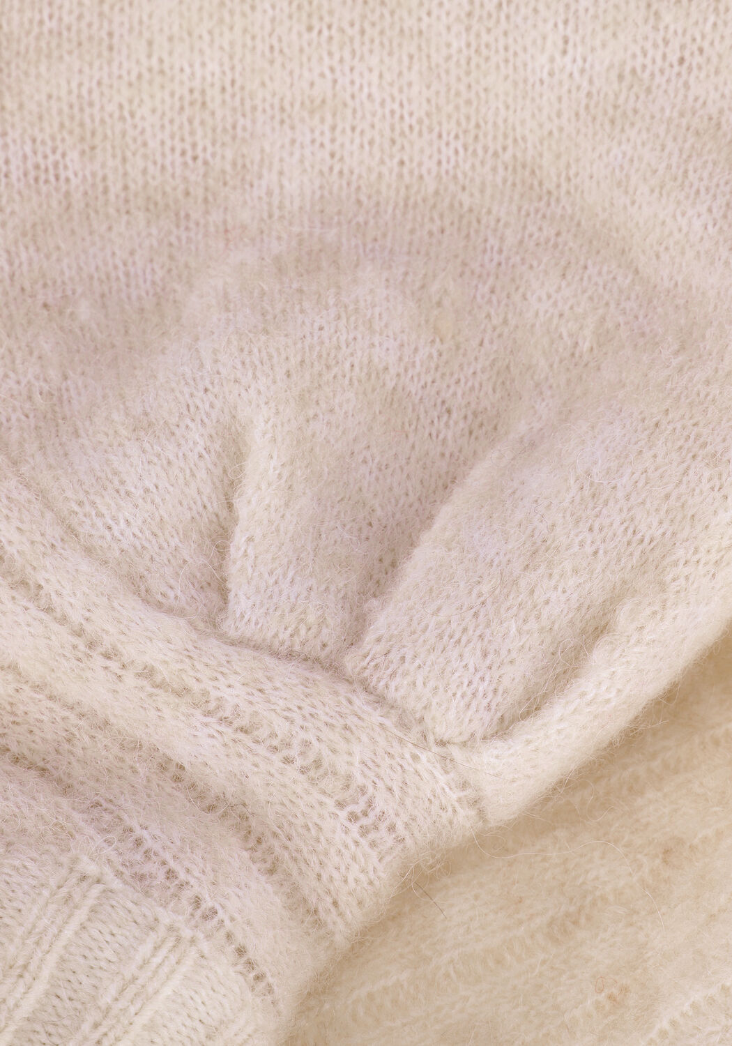 Beige NEO NOIR Pullover KELSEY KNIT BLOUSE - large