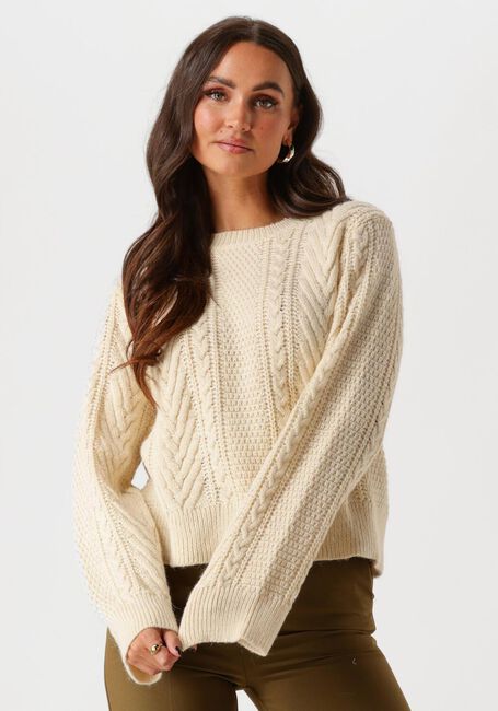 Beige MODSTRÖM Pullover GRANNONMD O-NECK - large