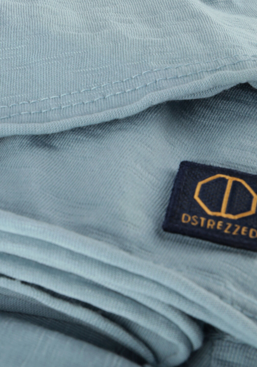 Blaue DSTREZZED T-shirt MC. QUEEN SLUB JERSEY - large