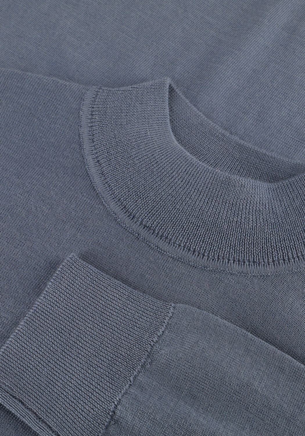 Hellblau PROFUOMO Rollkragenpullover PULLOVER MOCK NECK MERINO - large