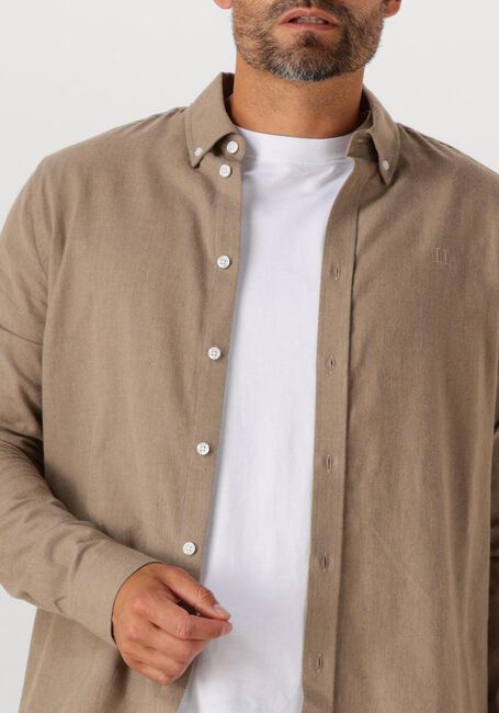 Beige LES DEUX Casual-Oberhemd DESERT REG SHIRT - large
