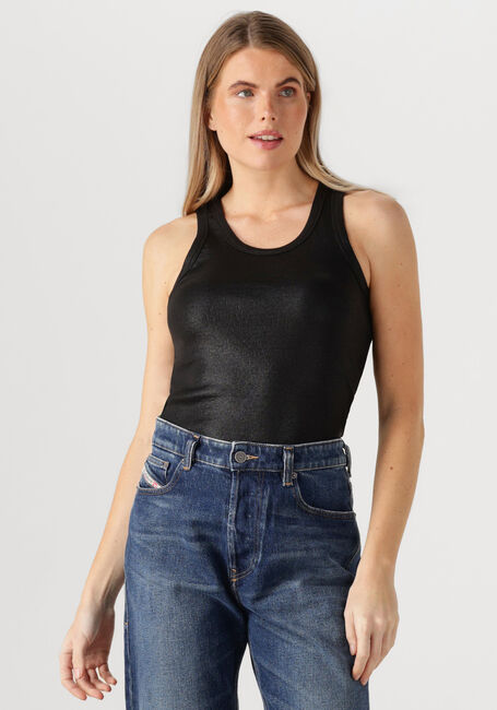 Schwarze SUMMUM Top RIB TANKTOP COTTON RIB - large
