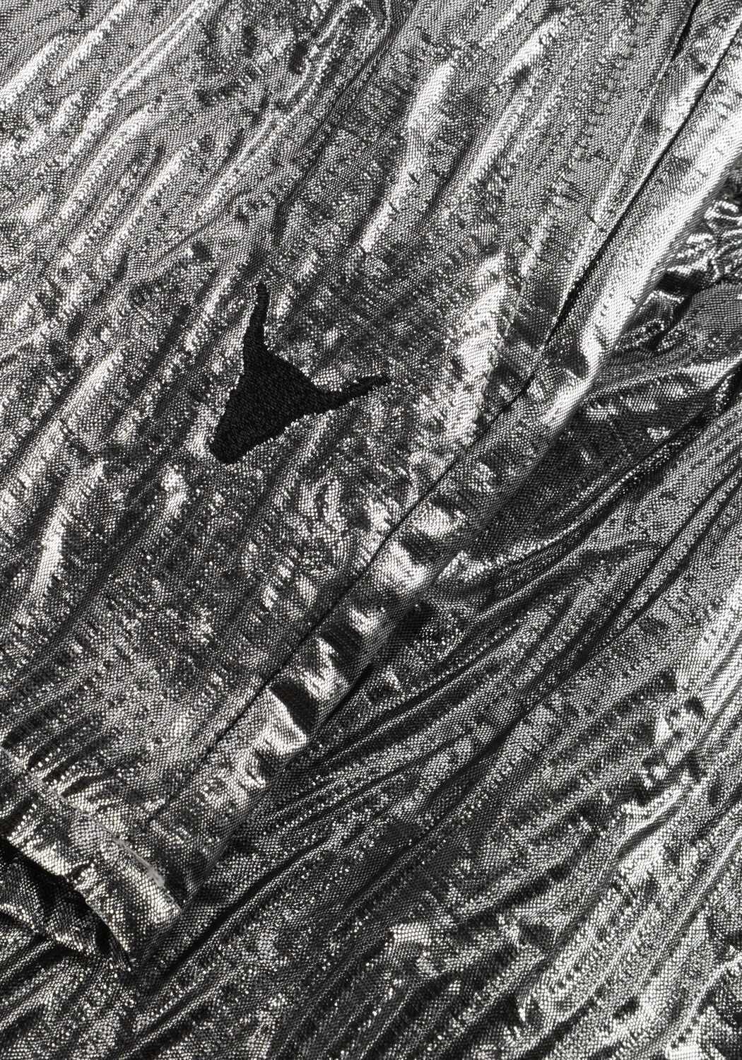 Silberne ALIX MINI Kurze Hose SILVER SHORTS - large