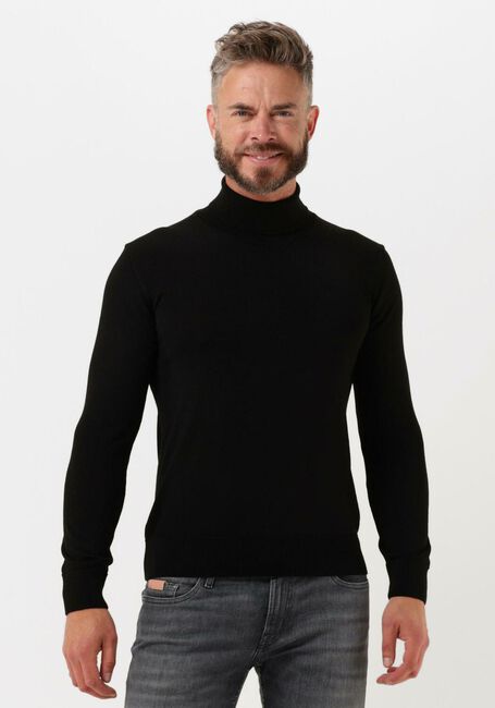 Schwarze GENTI Rollkragenpullover K6010-3262 - large