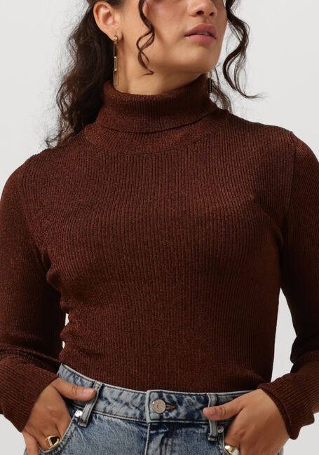 Braune GESTUZ Rollkragenpullover SILVIGZ ROLLNECK - large
