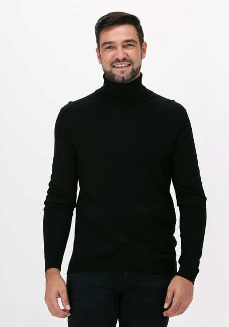 Schwarze PROFUOMO Rollkragenpullover JERRY - large