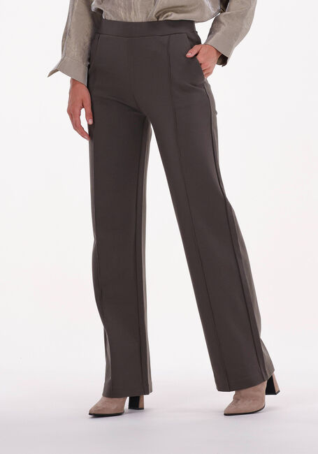 Taupe KNIT-TED Weite Hose FLOOR PANT - large
