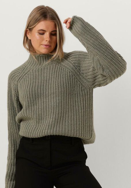 Grüne NOTRE-V Pullover HEAVY KNIT TOP - large