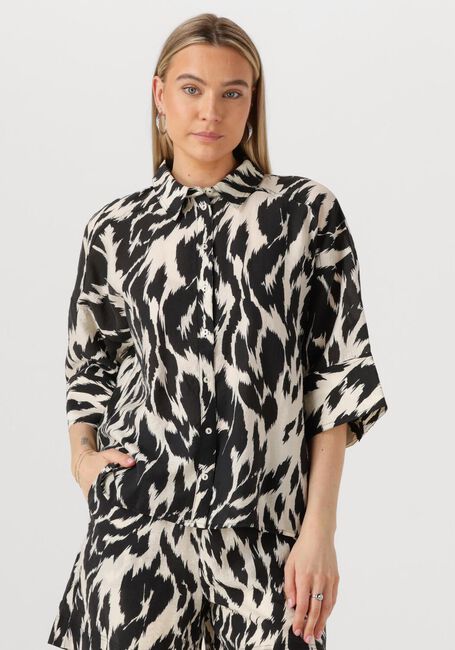 Schwarze ROUGE EDIT Top ROUALININE 2/4 OVERSIZED SHIRT - large