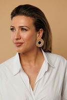 Goldfarbig PAULIE POCKET Ohrringe ELEGANT HOOPS EARRINGS - medium