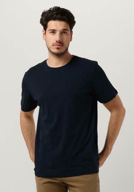 Dunkelblau SELECTED HOMME T-shirt SLHASPEN SS O-NECK TEE NOOS - large