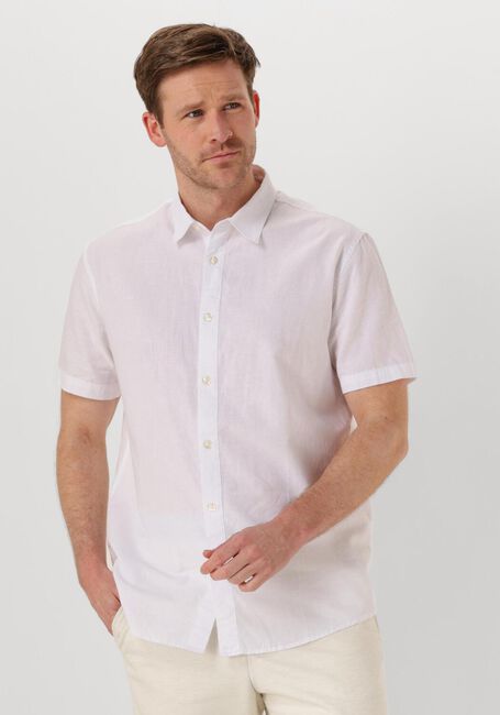 Weiße SELECTED HOMME Casual-Oberhemd SLHREG-SUN SHIRT SS NOOS - large