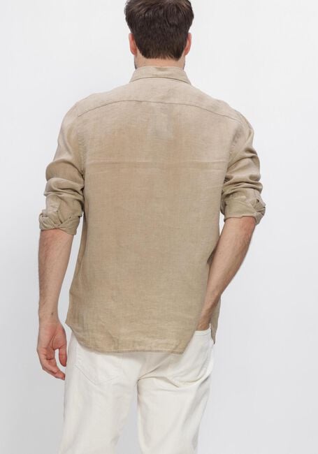 Beige TOMMY HILFIGER Casual-Oberhemd PIGMENT DYED LI SOLID RF SHIRT - large