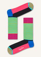 Blaue HAPPY SOCKS Socken HALF STRIPE - medium