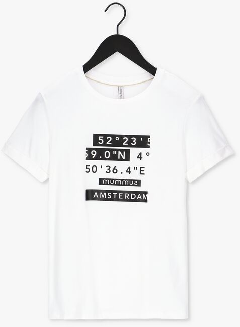 Weiße SUMMUM T-shirt TEE COORDINATE ARTWORK COTTON  - large