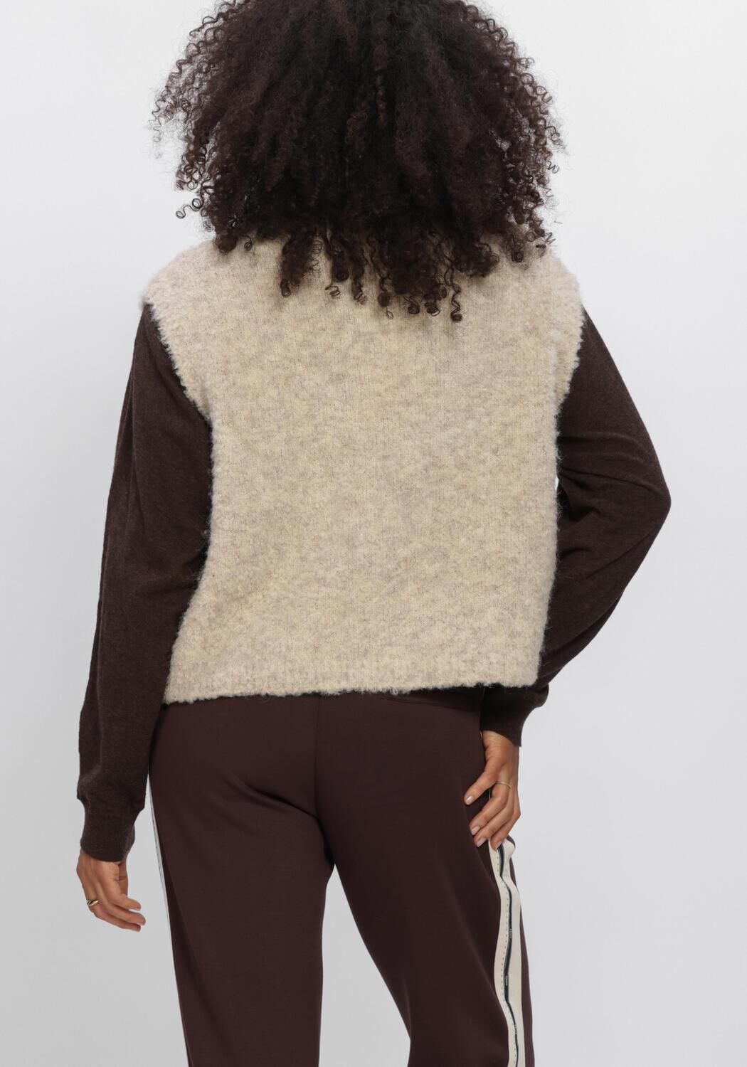 Sand AIMEE THE LABEL Gilet LOIRAW6 WAISTCOAT - large