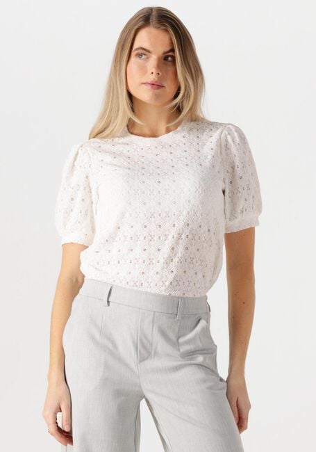 Weiße OBJECT T-shirt OBJLAILA S/S RE TOP - large