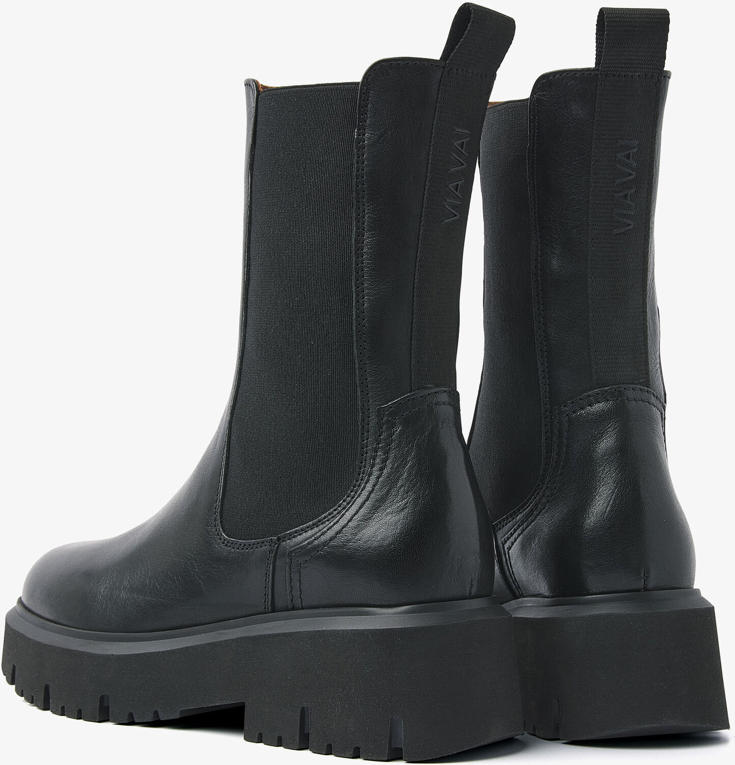 Schwarze VIA VAI Chelsea Boots ZIVA RUSH - large