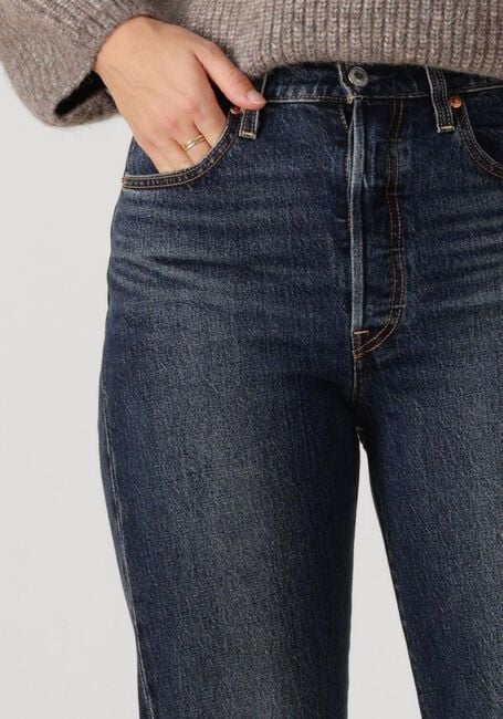Dunkelblau LEVI'S Straight leg jeans RIBCAGE FULL LENGHT APPLY NOW - large