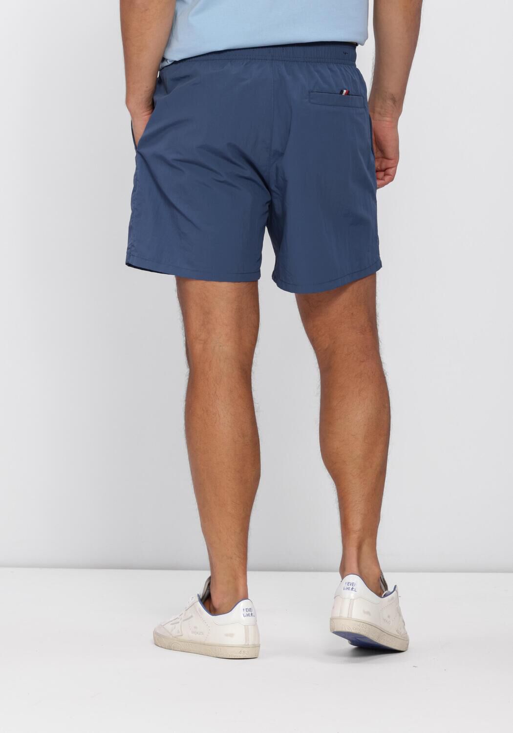 Blaue TOMMY HILFIGER UNDERWEAR Badehosen MEDIUM DRAWSTRING ZIP POCKET - large