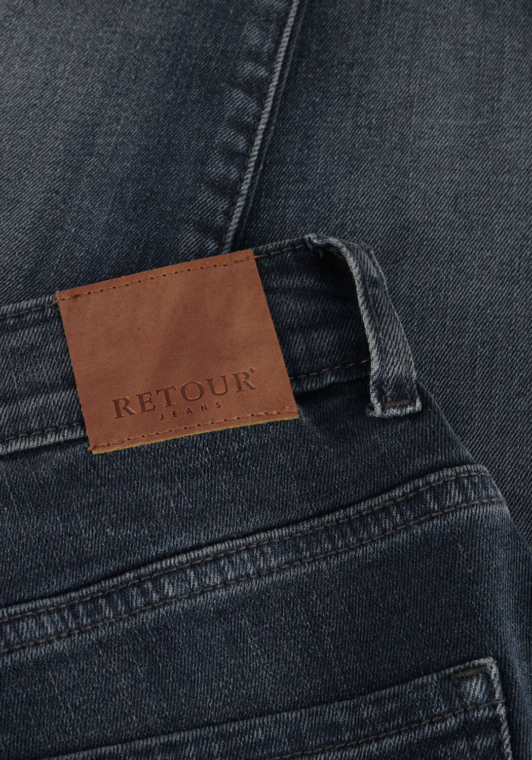 Dunkelblau RETOUR Straight leg jeans LANDON - large