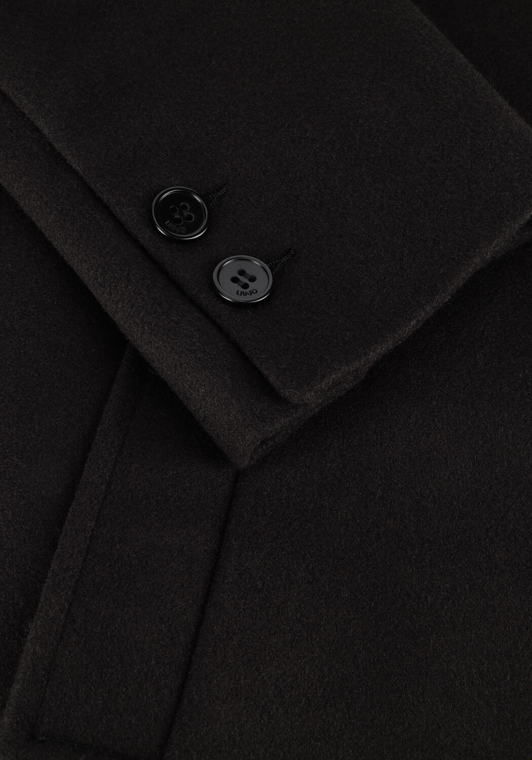 Schwarze LIU JO M&auml;ntel CAPPOTTO BASIC - large