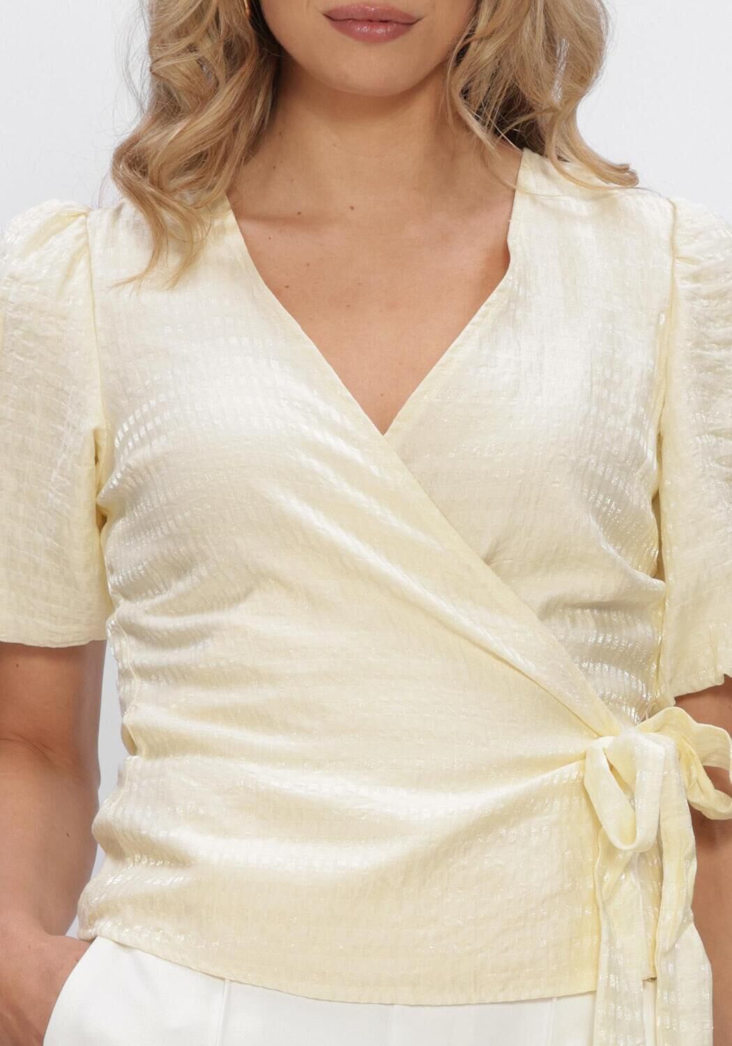 Gelbe FREEBIRD Blusen WV-LYO-LUREX-26-1 - large